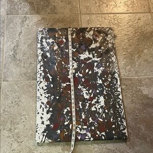 Abstract Splatter Art Canvas/ Not Framed / Original